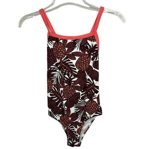 Garnet Hill Girl’s One Piece Bathing Suit. Size 12.